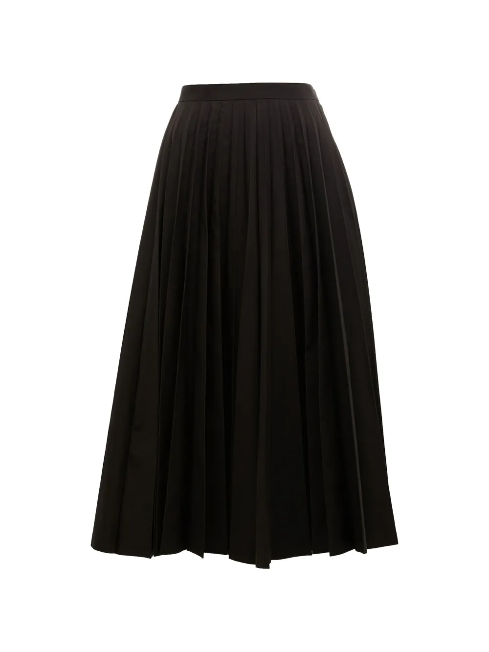 Junya Watanabe wool midi pleated skirt