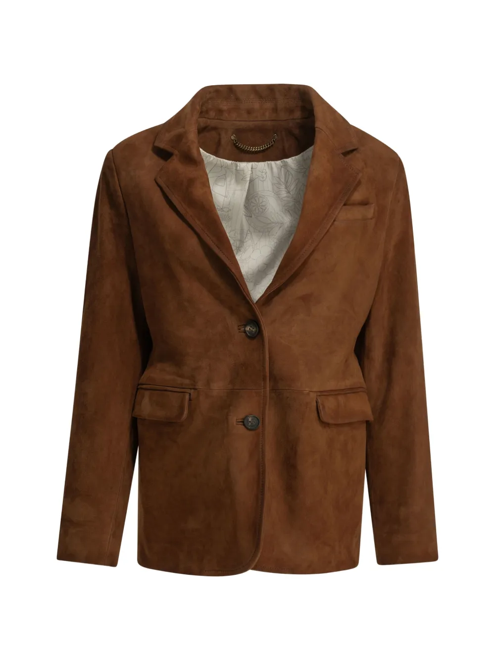 Golden Goose suede single-breasted blazer