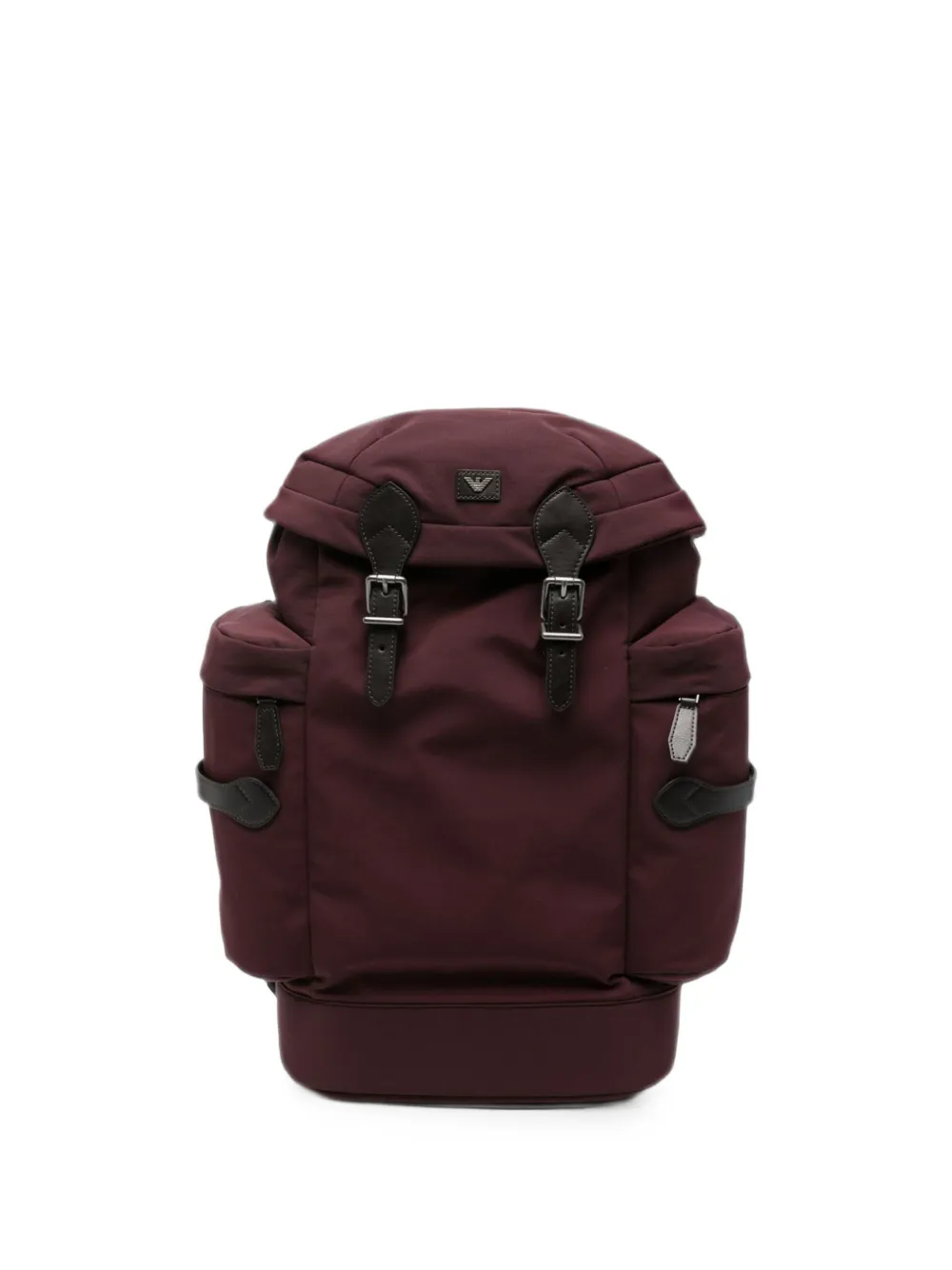 Emporio Armani buckle-fastening logo-plaque backpack
