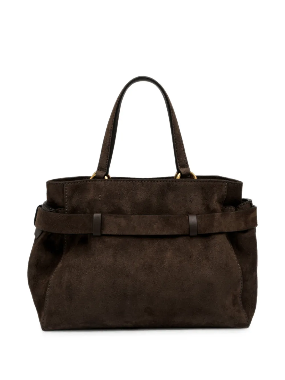 GIANNI CHIARINI Miranda suède shopper Bruin