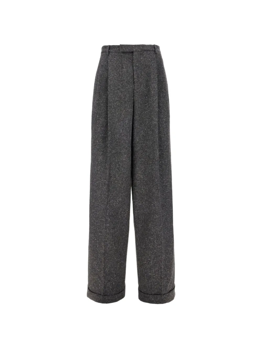 Valentino Garavani tweed pleated trousers