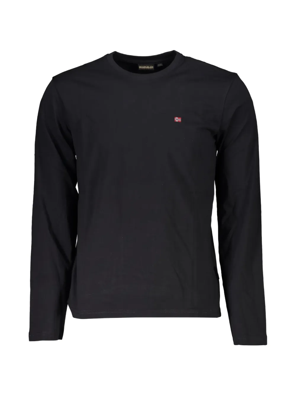 Napapijri T-shirt Salis a maniche lunghe con logo - Nero