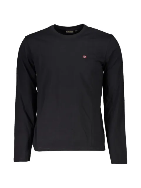 Napapijri Salis logo-patch long-sleeve T-shirt