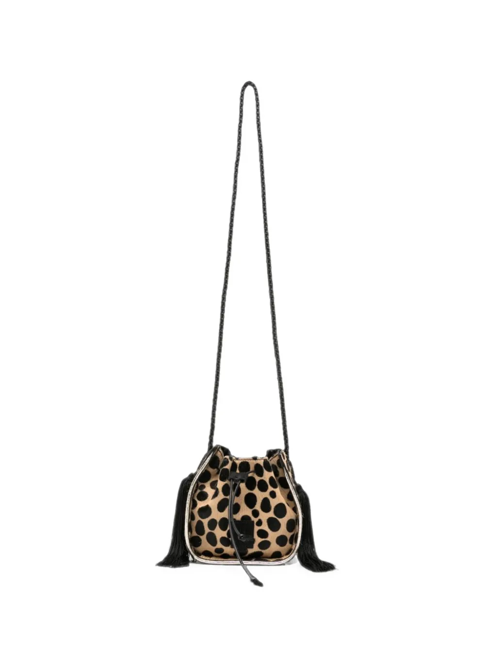 Forte Forte mini Dots Print bucket bag