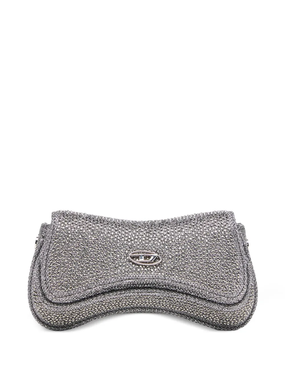 Diesel 1DR-H crystal-embellished clutch bag