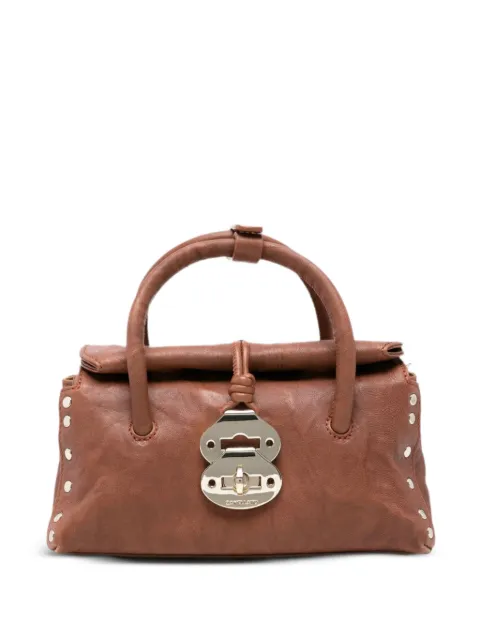Zanellato Dotta studded leather tote bag