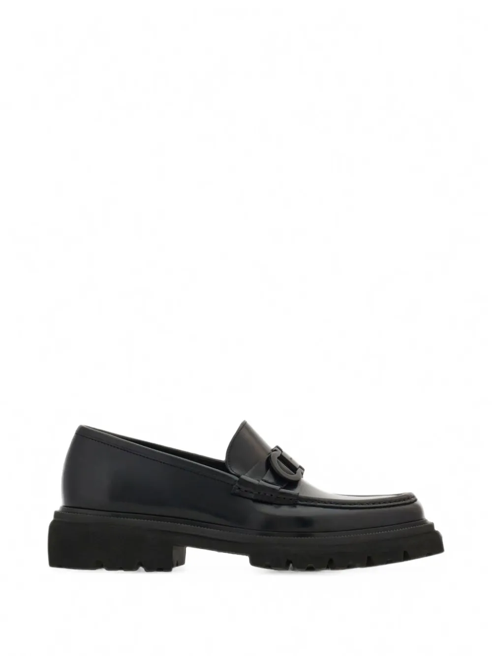 Ferragamo Gancini ornament moccasins