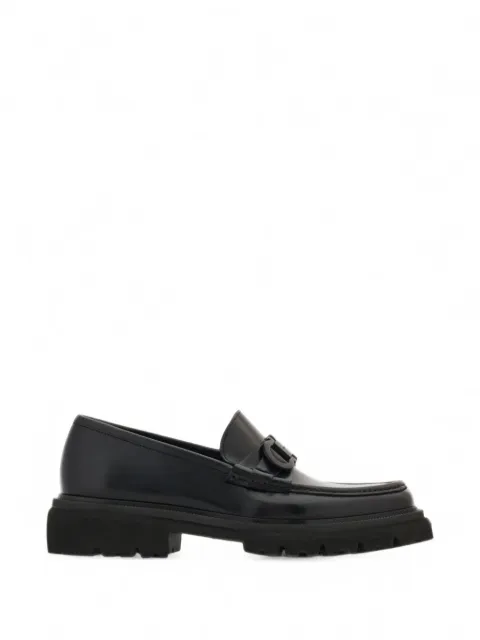 Ferragamo Gancini ornament moccasins
