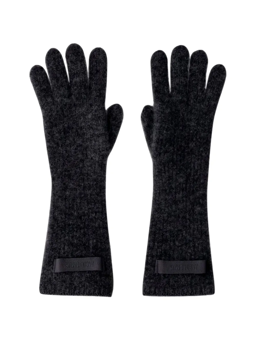 Jacquemus ribbed-knit wool gloves
