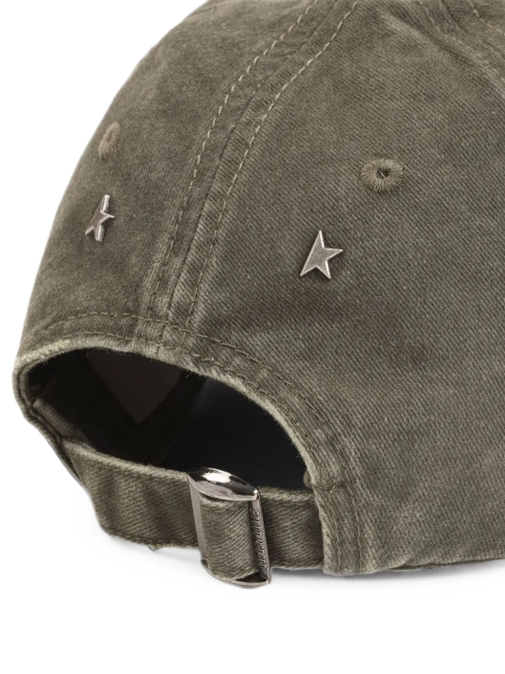 Golden Goose Honkbalpet met logopatch Grijs