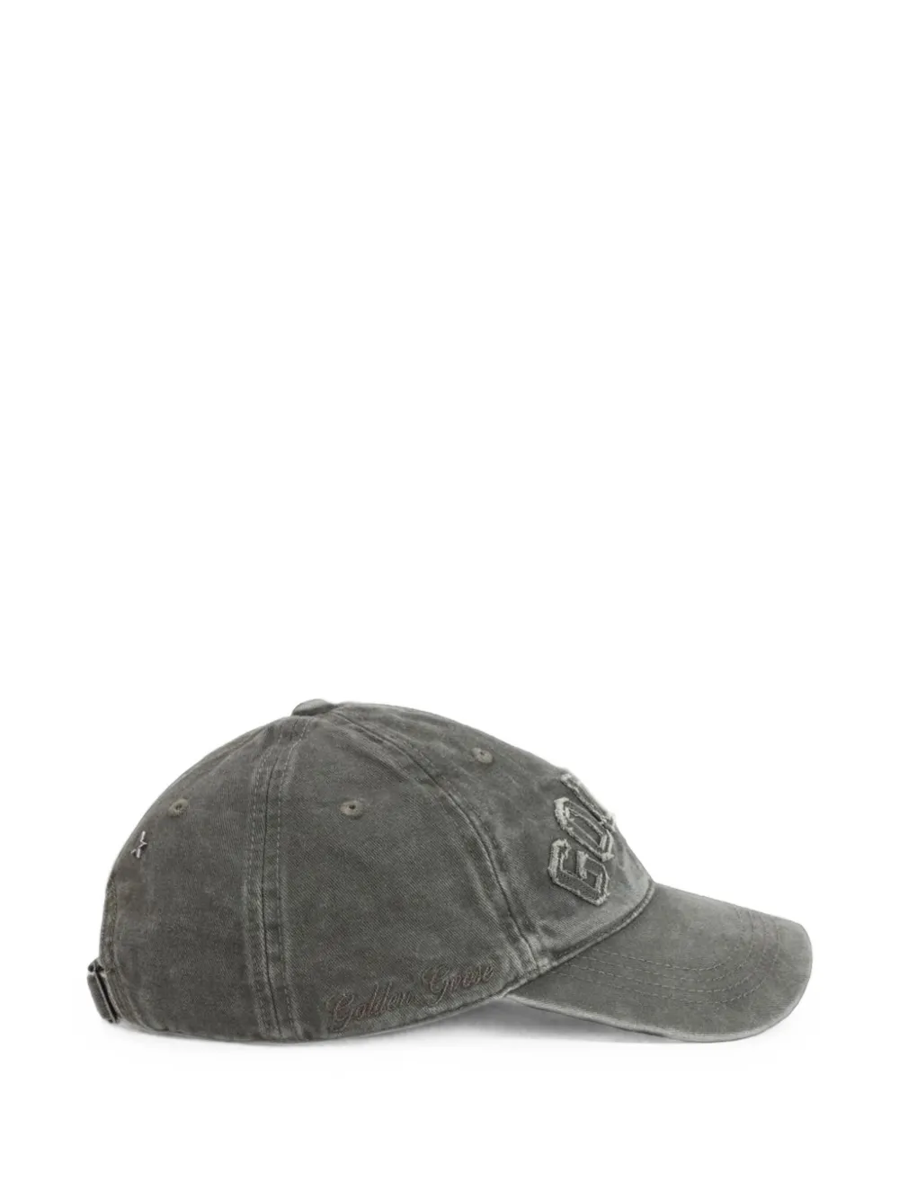 Golden Goose Honkbalpet met logopatch Grijs