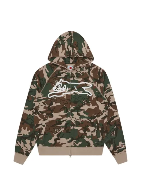 Billionaire Boys Club Caramel camouflage-print zip-up hoodie