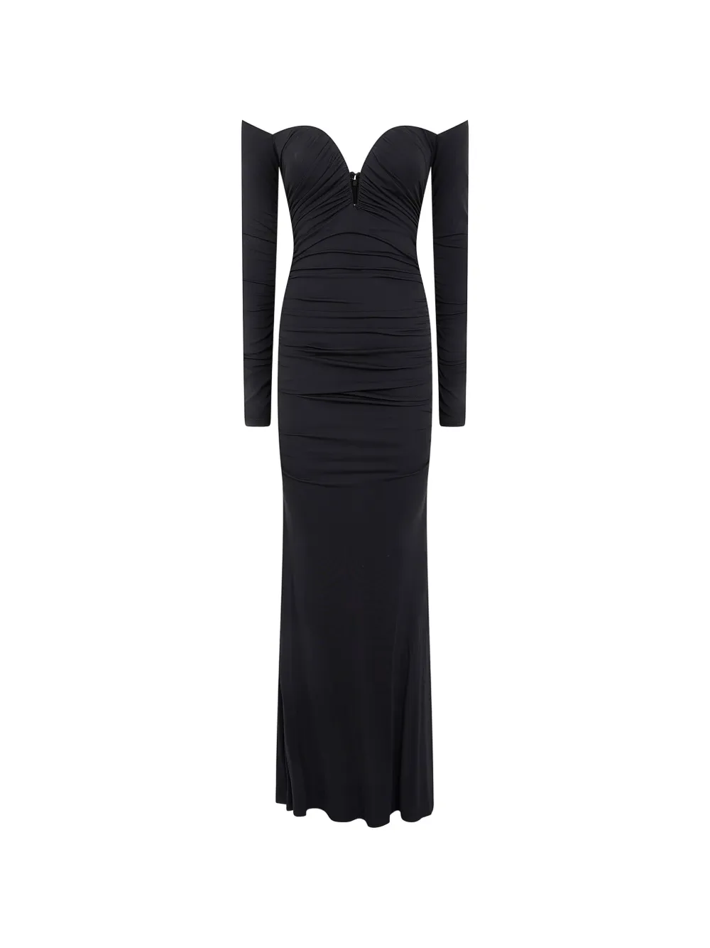 Elisabetta Franchi ruched maxi dress