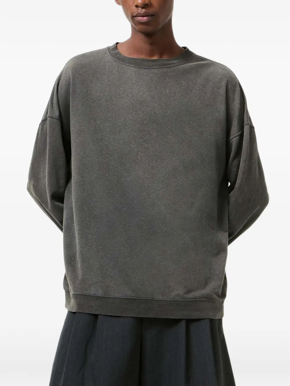 OUR LEGACY crew-neck dropped-shoulder sweatshirt Grijs
