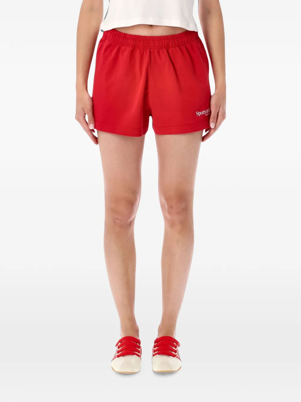 Sporty & Rich Modern Disco shorts - Rosso