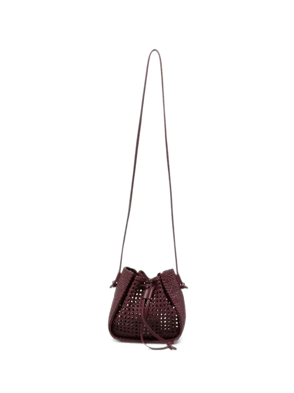 Forte Forte My Pepita woven leather bucket bag
