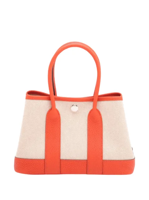Hermès Pre-Owned 2025 Toile and Negonda Neo Garden 23 tote bag