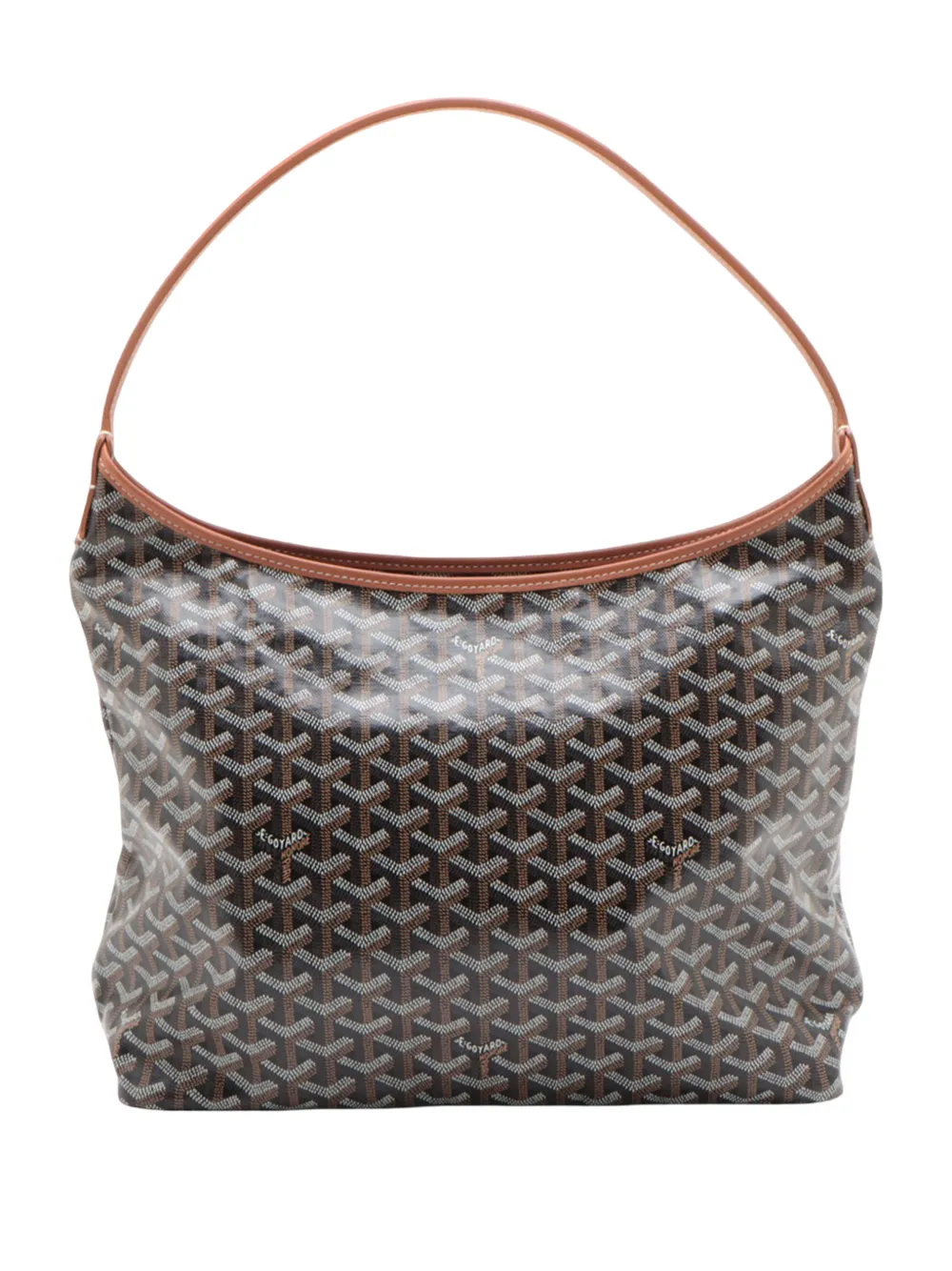 Goyard Pre-Owned sac porté épaule Goyardine Boheme Hobo (2000-2026) - Noir Goyard Pre-Owned sac porté épaule Goyardine Boheme Hobo (2000-2026) - Noir