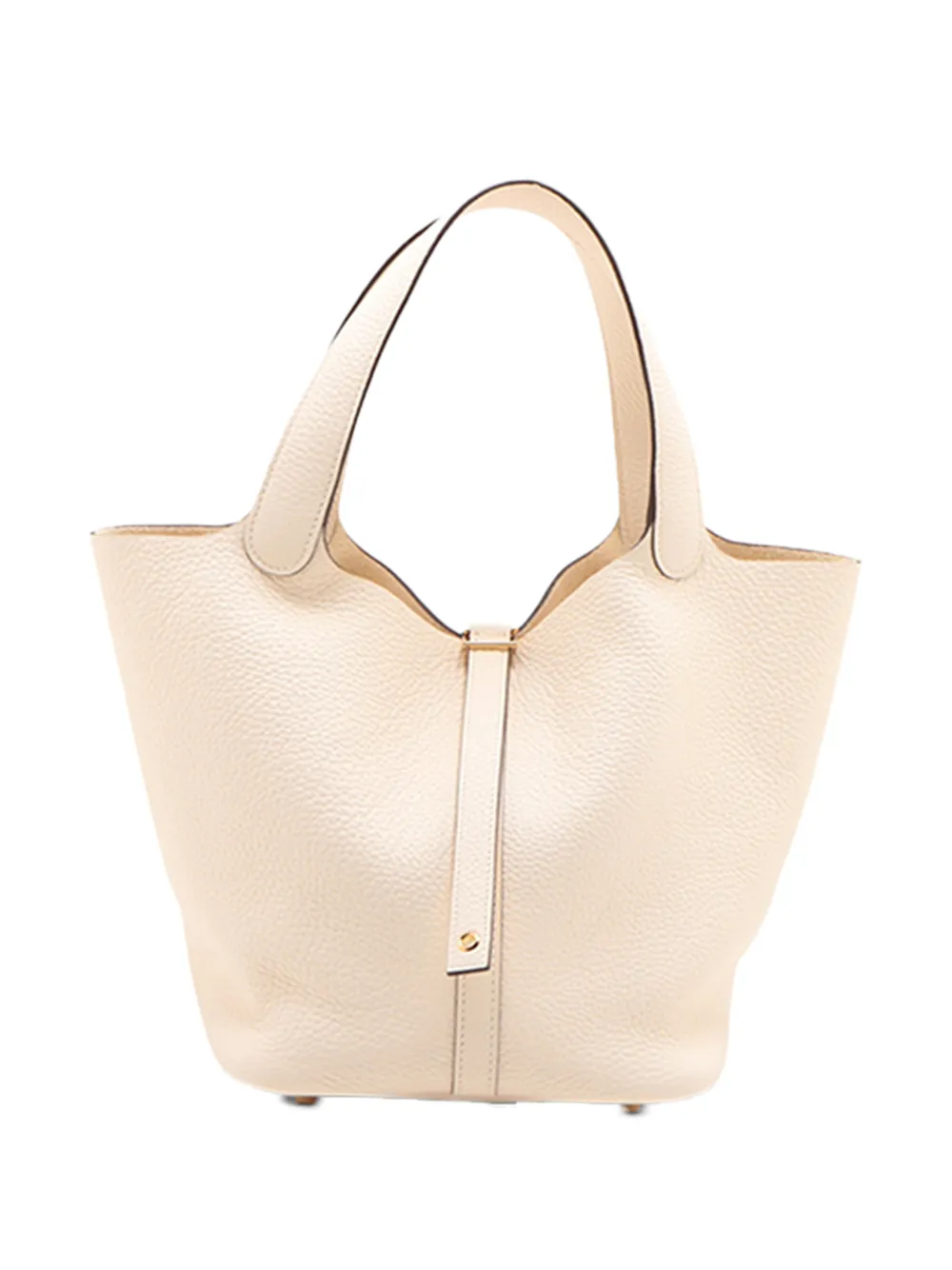 Hermès Pre-Owned 2023 Clemence Picotin Lock Handtasche 22cm - Weiß
