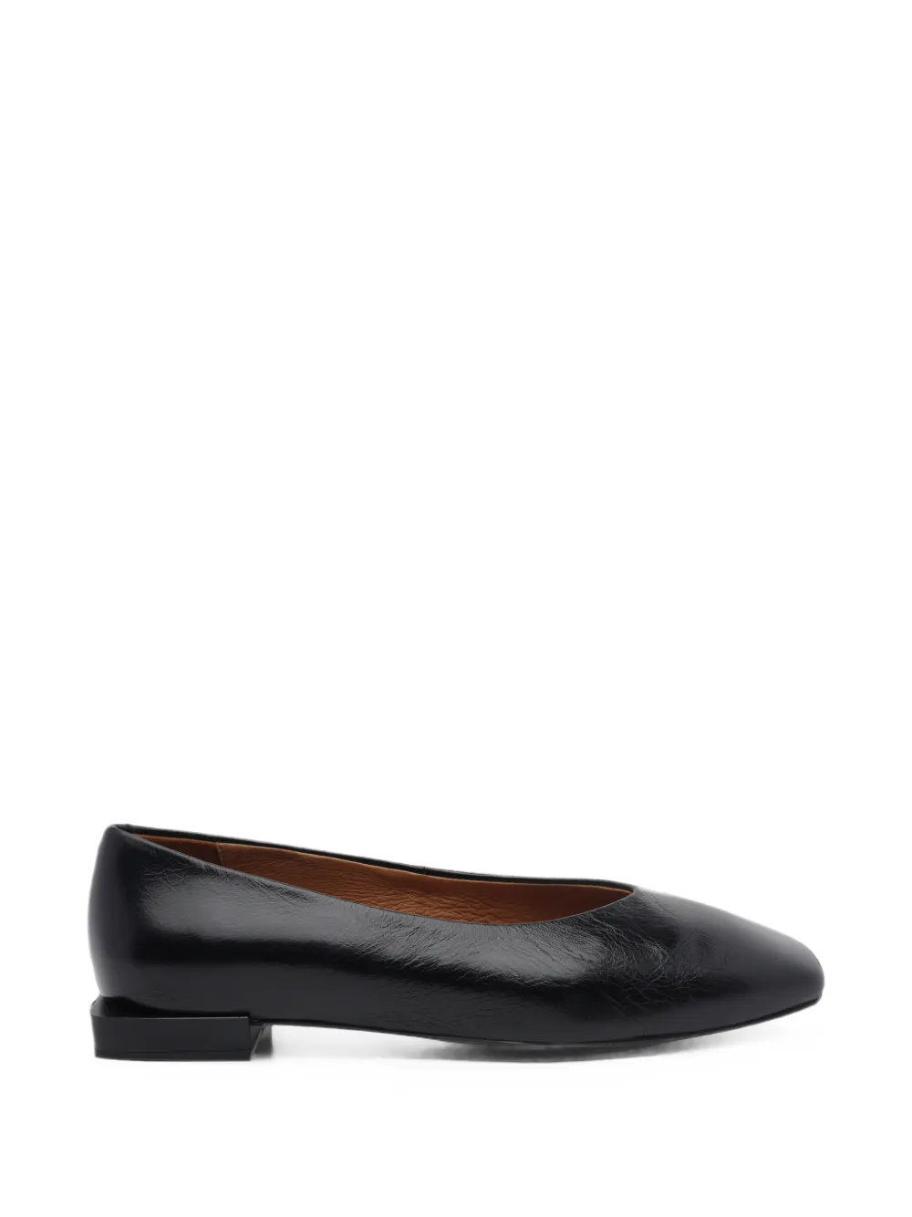 ANGEL ALARCON leather ballet flats - Nero
