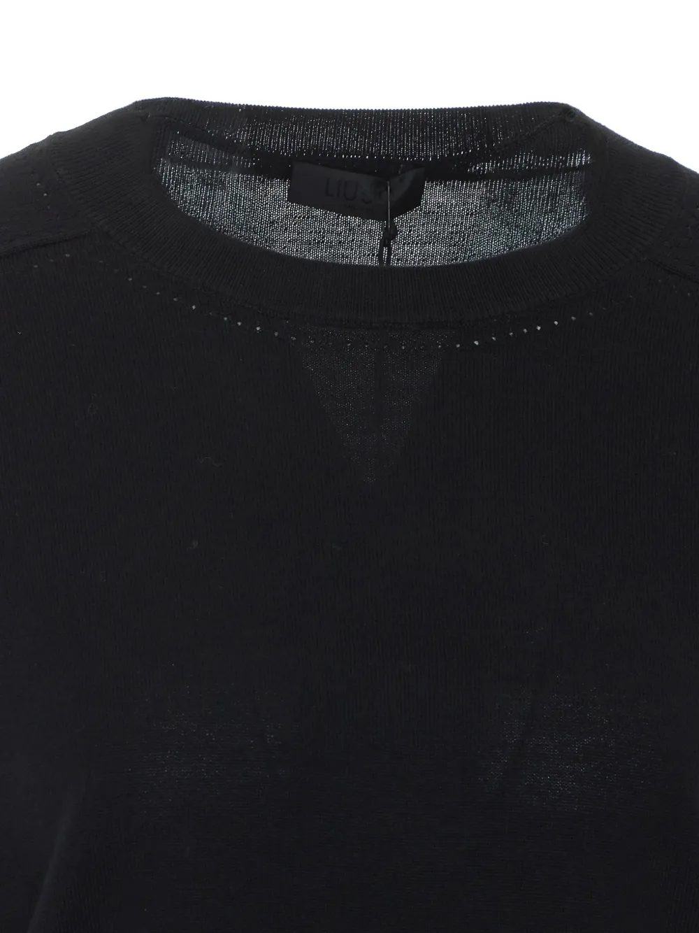 LIU JO cuff-embelishment sweater Zwart