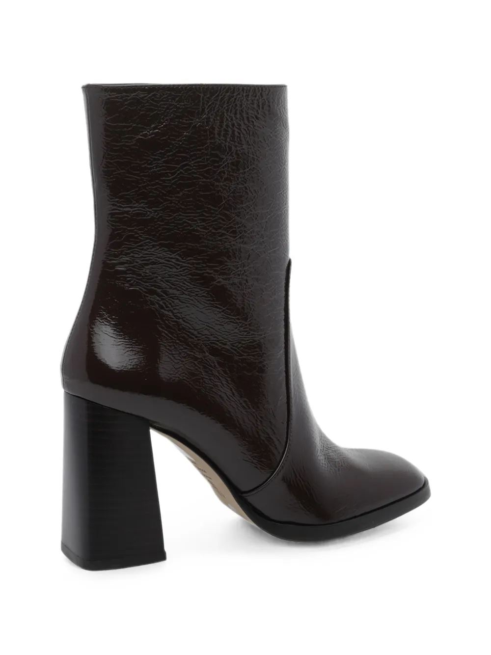 Stuart Weitzman crinkled-finish ankle boots Bruin