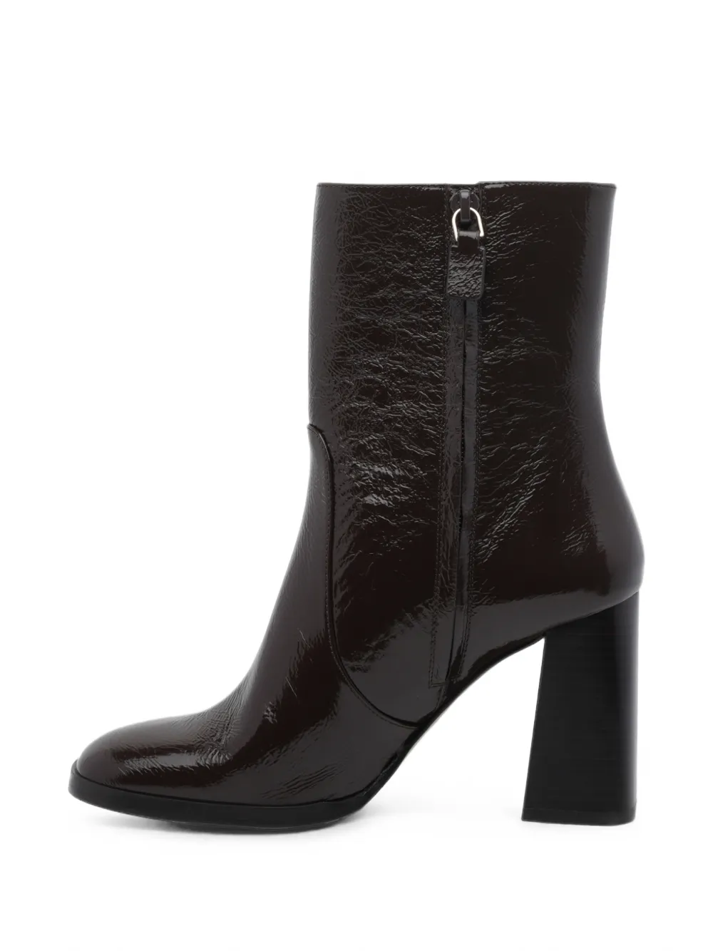Stuart Weitzman crinkled-finish ankle boots Bruin