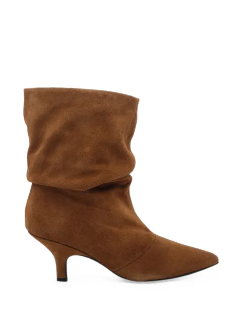 ANGEL ALARCON slouchy pointed-toe boots