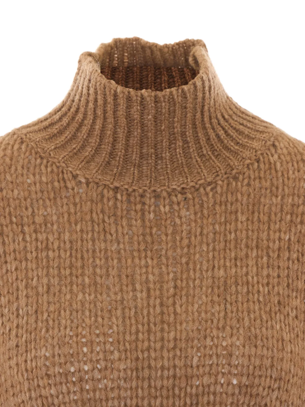Roberto Collina ribbed-knit roll-neck sweater Bruin