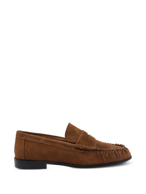 ANGEL ALARCON penny-slot suede loafers