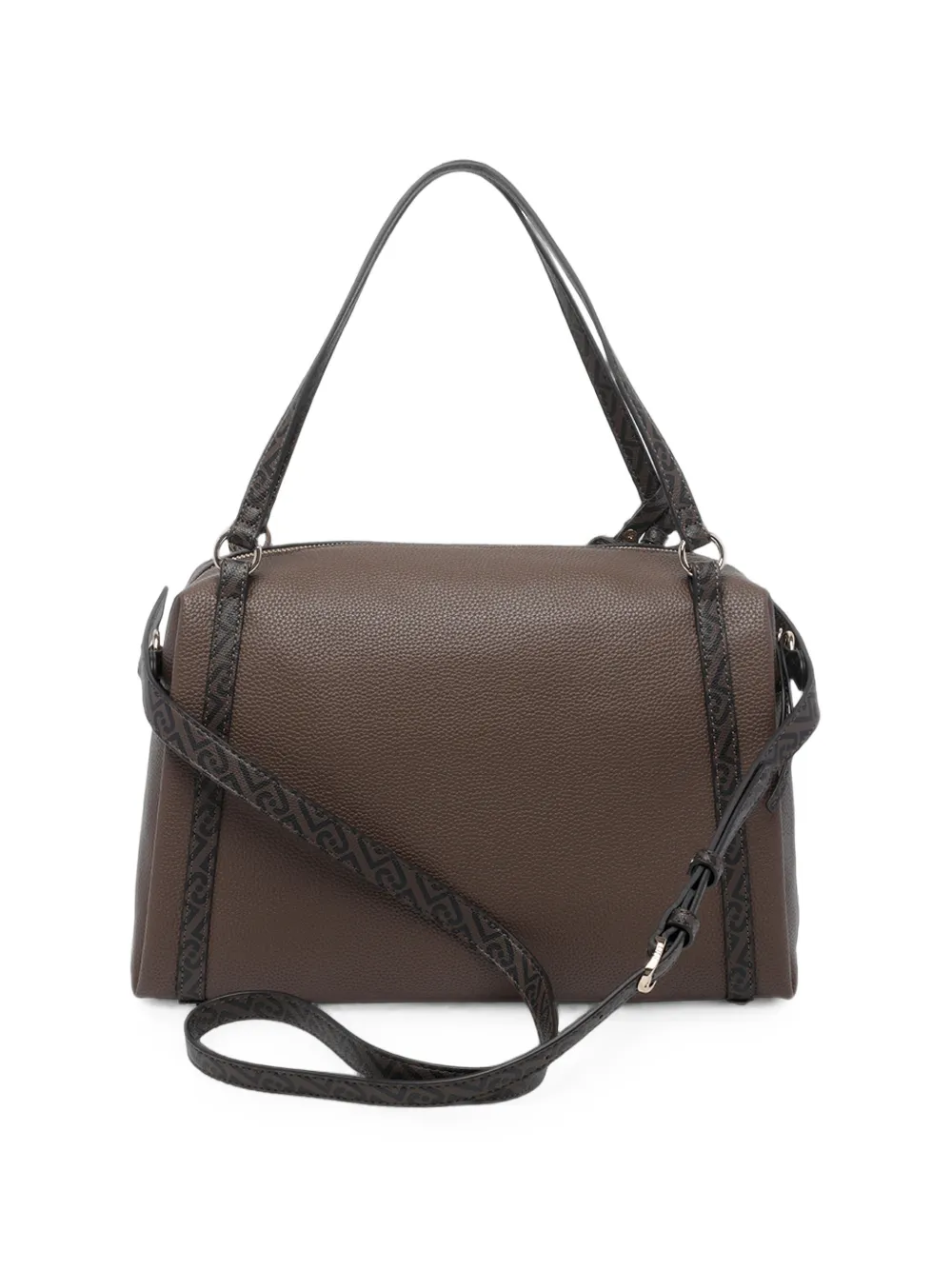 LIU JO logo-print studded tote bag Bruin