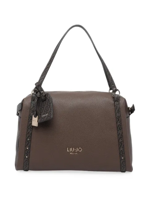 LIU JO tote con logo y apliques