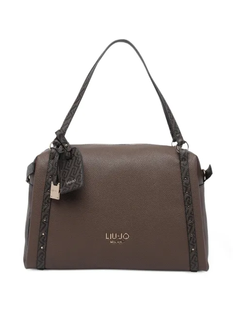 LIU JO tote con logo y apliques