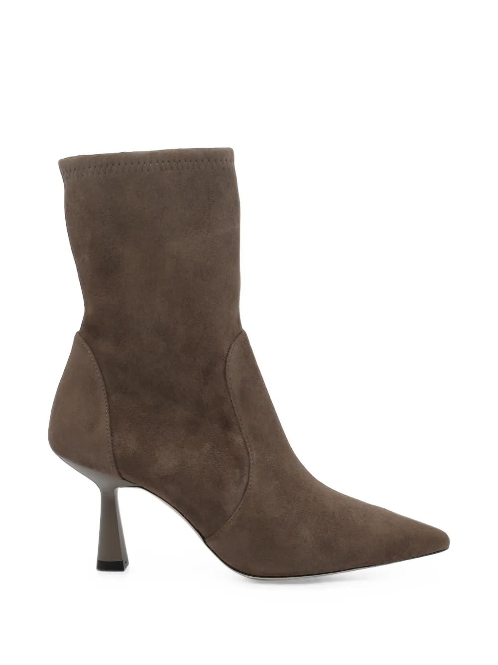 Stuart Weitzman pointed-toe suede ankle boots