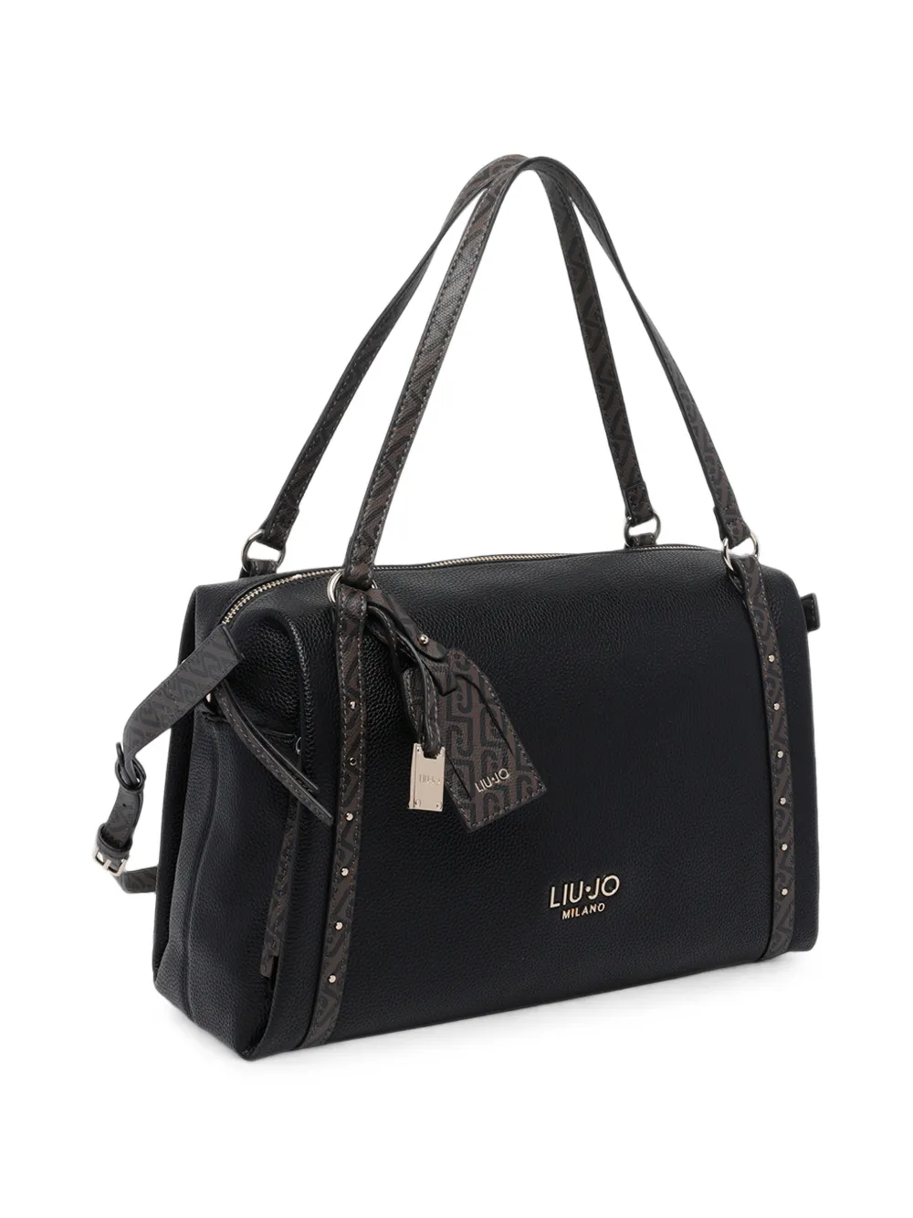 LIU JO Shopper met logoprint Zwart