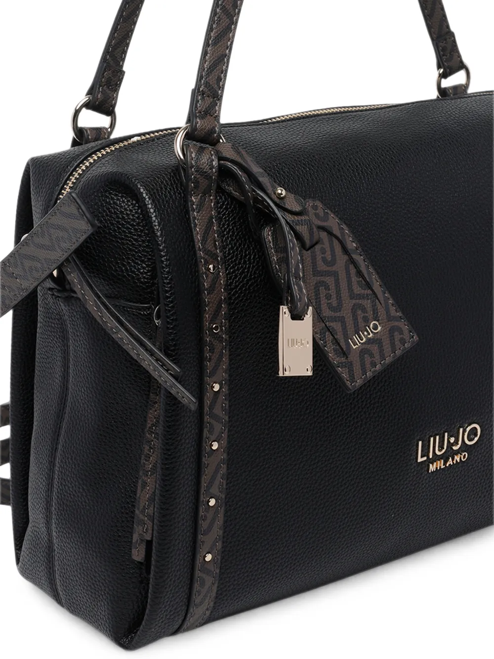 LIU JO Shopper met logoprint Zwart