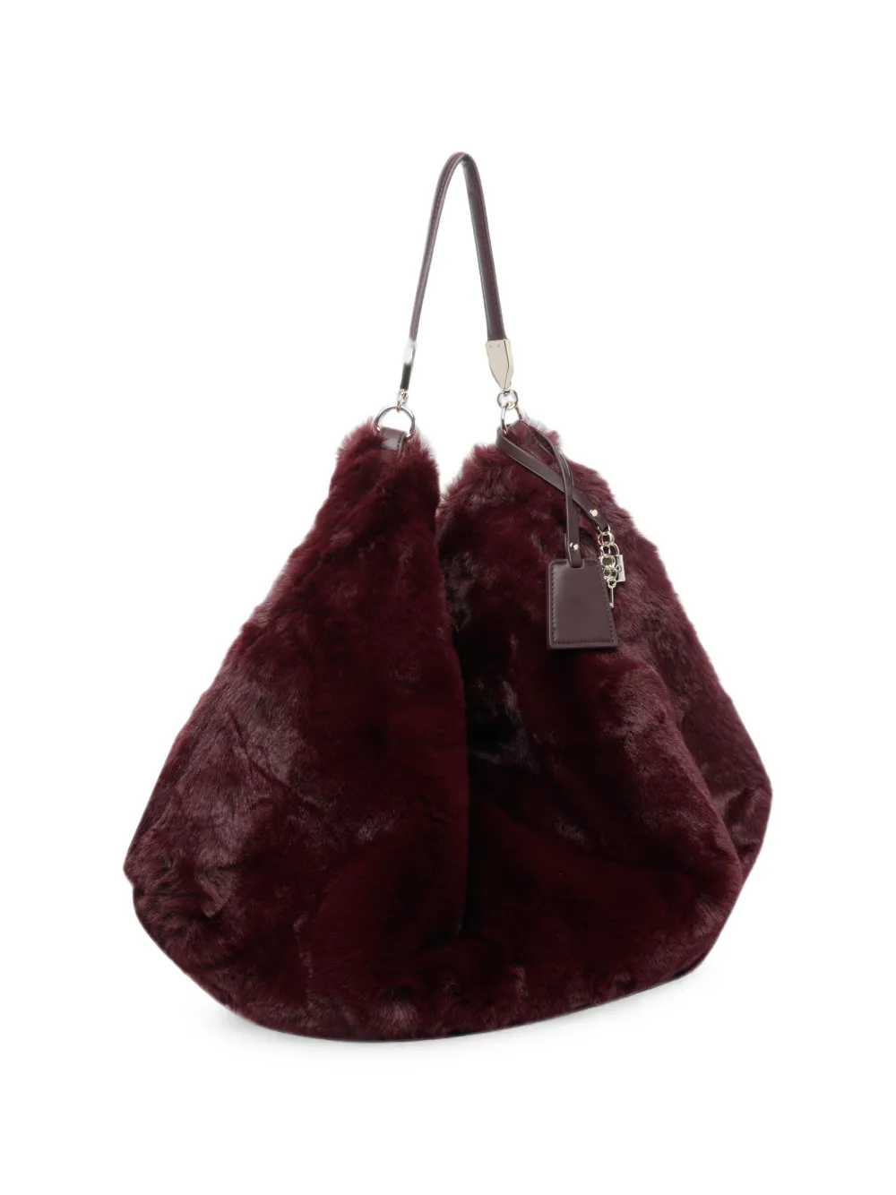 LIU JO Shopper van imitatiebont Rood