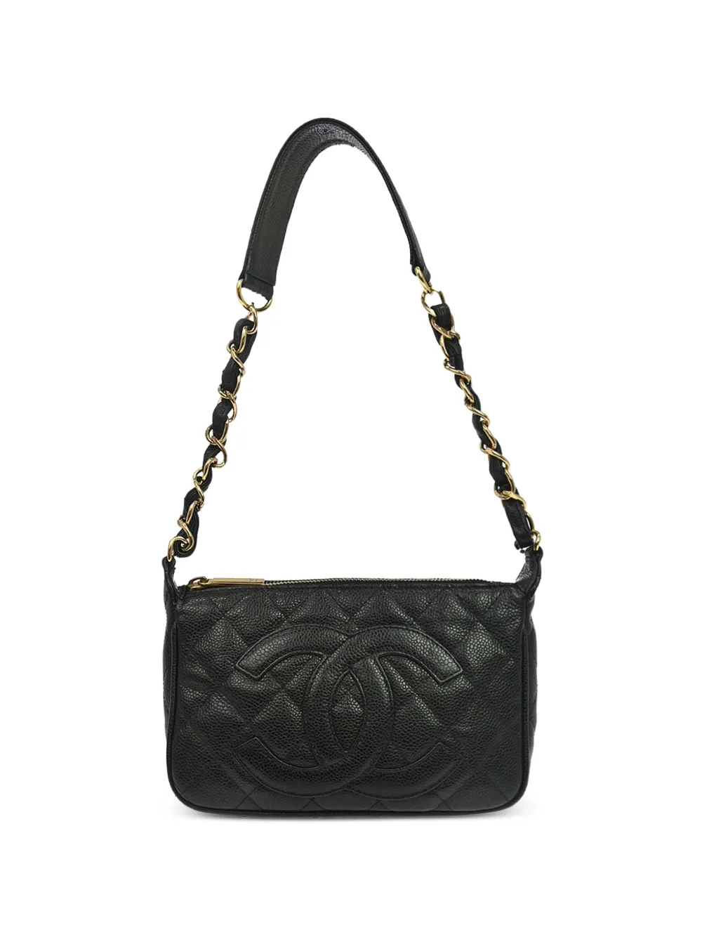 CHANEL Pre-Owned 2003 diamond-quilted tote bag - Nero