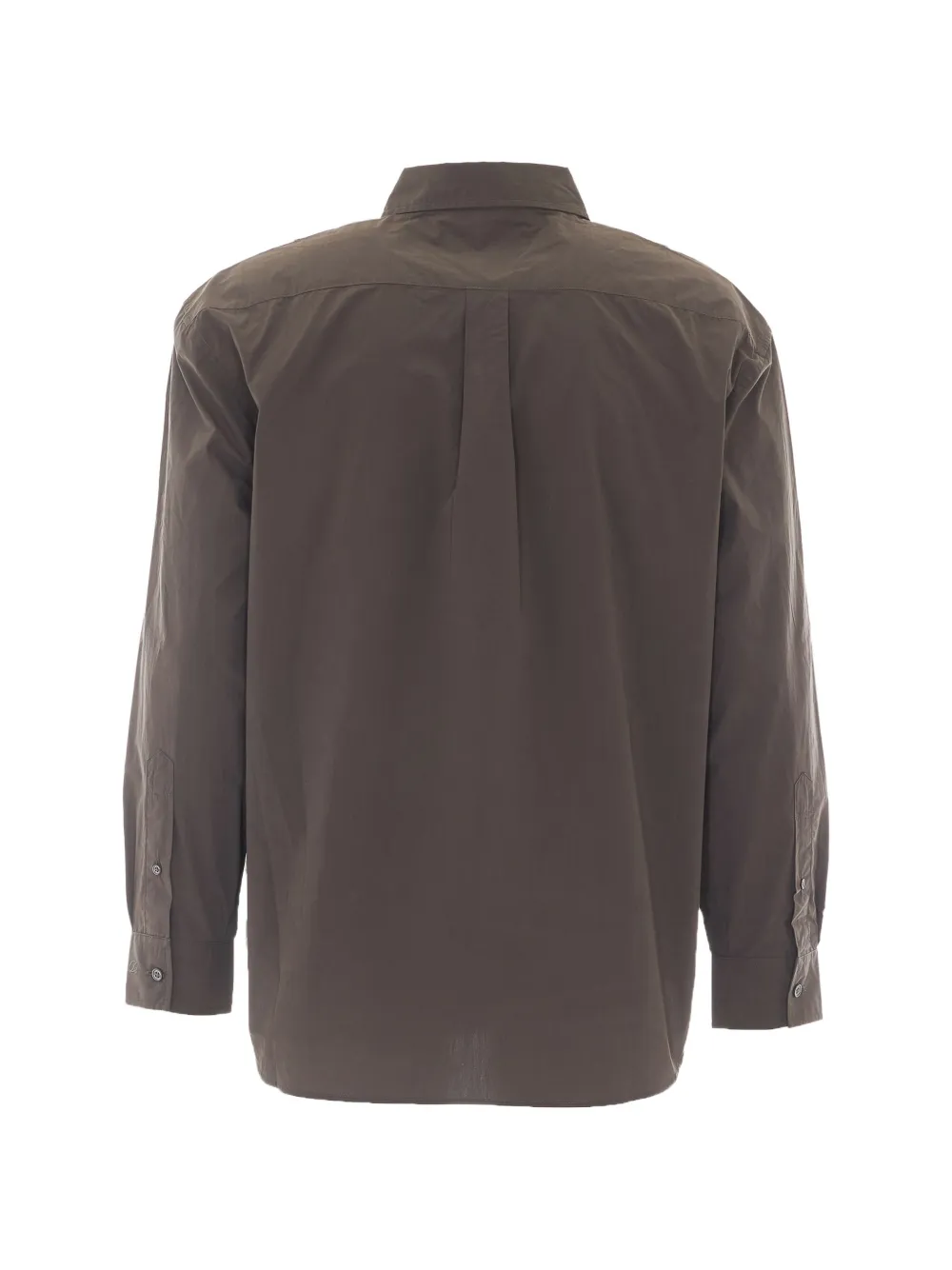 DUNST long-sleeve button-down shirt Bruin