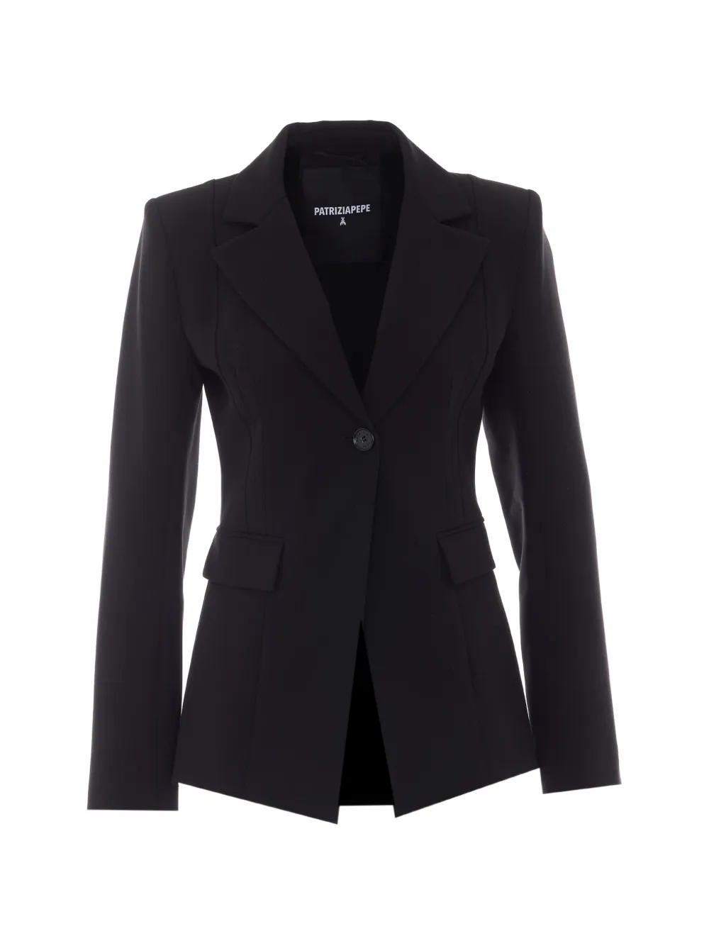 Patrizia Pepe single-breasted Fly jacket - Schwarz