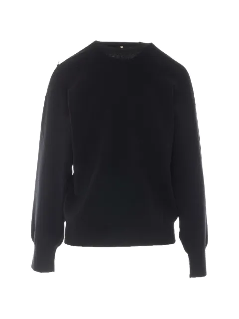 LIU JO button-detail shoulder-tab sweater