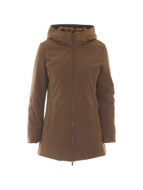 Woolrich hooded zip-up coat