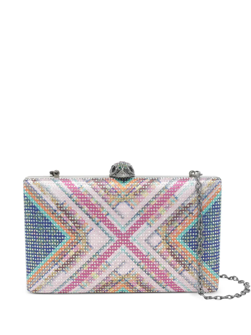 Kurt Geiger London crystal Kensington clutch - Rosa