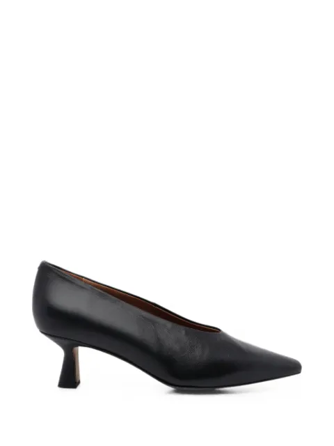 ANGEL ALARCON pointed-toe leather pumps