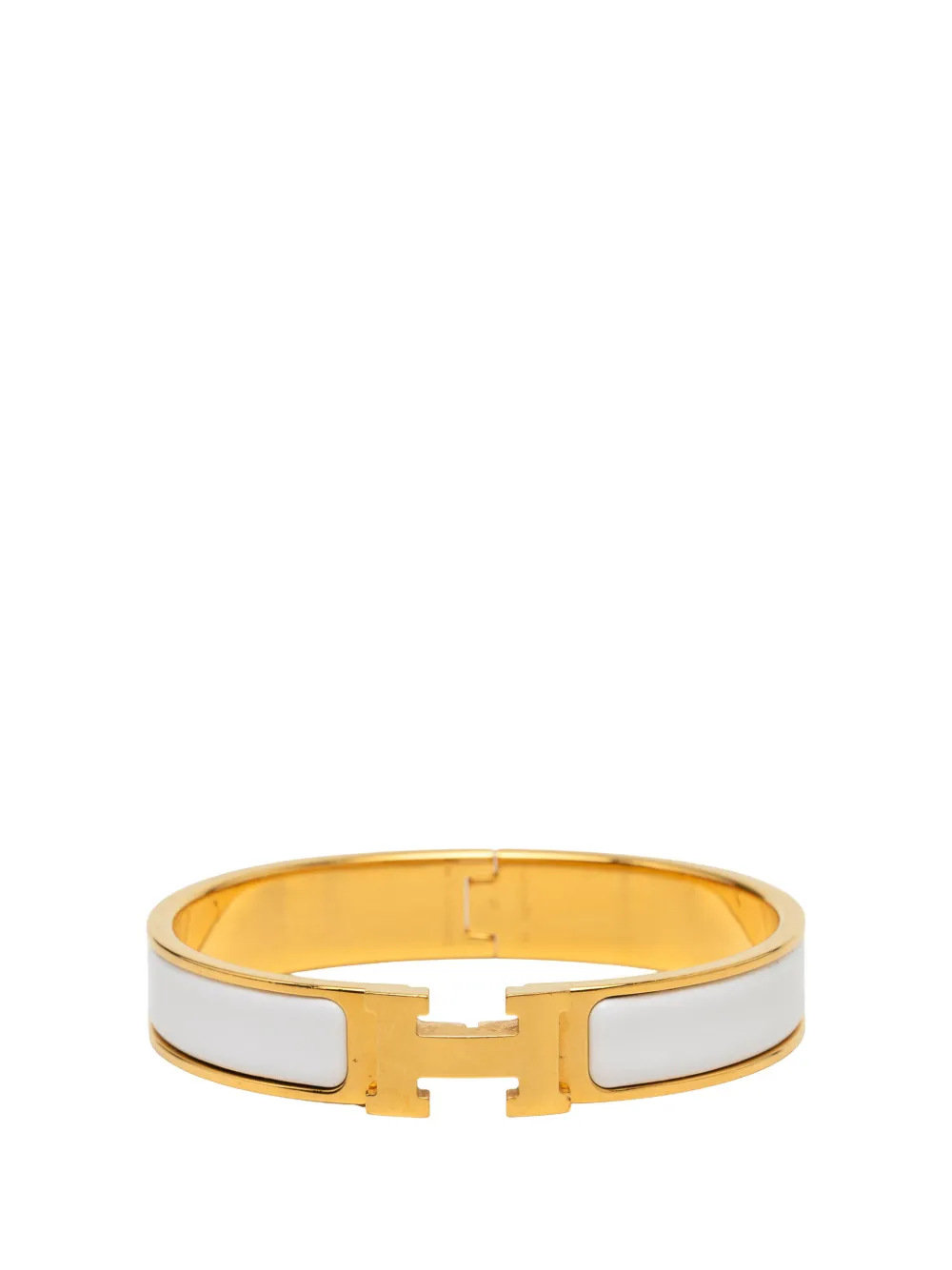 Hermès Pre-Owned 2000-2020 schmales Clic H PM Emaille-Armband - Gold