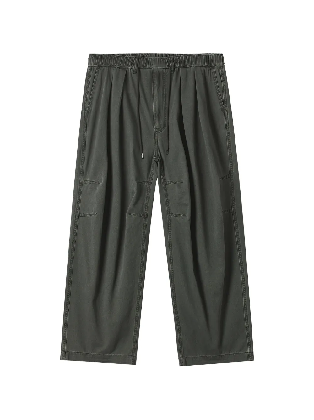 FINGERCROXX pleated elasticated-waist trousers