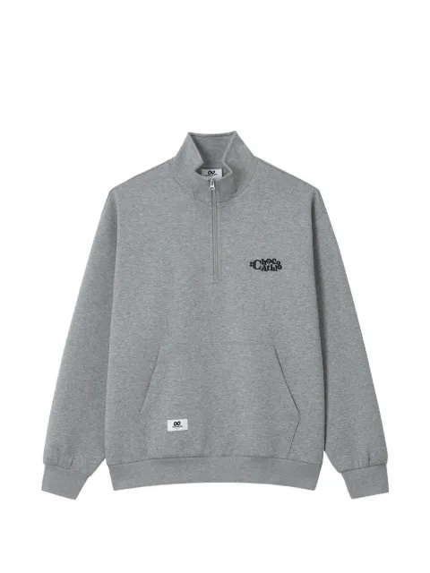 CHOCOOLATE sudadera con un cuarto de cierre