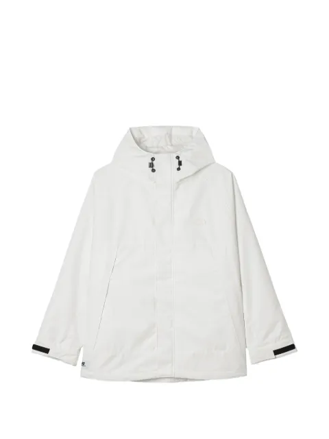 CHOCOOLATE hooded logo-patch jacket