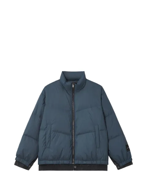 FIVE CM quilted panelled puffer jacket
