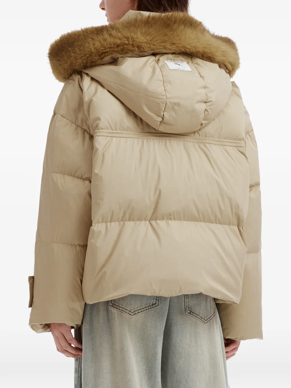 izzue Gewatteerd jack Beige